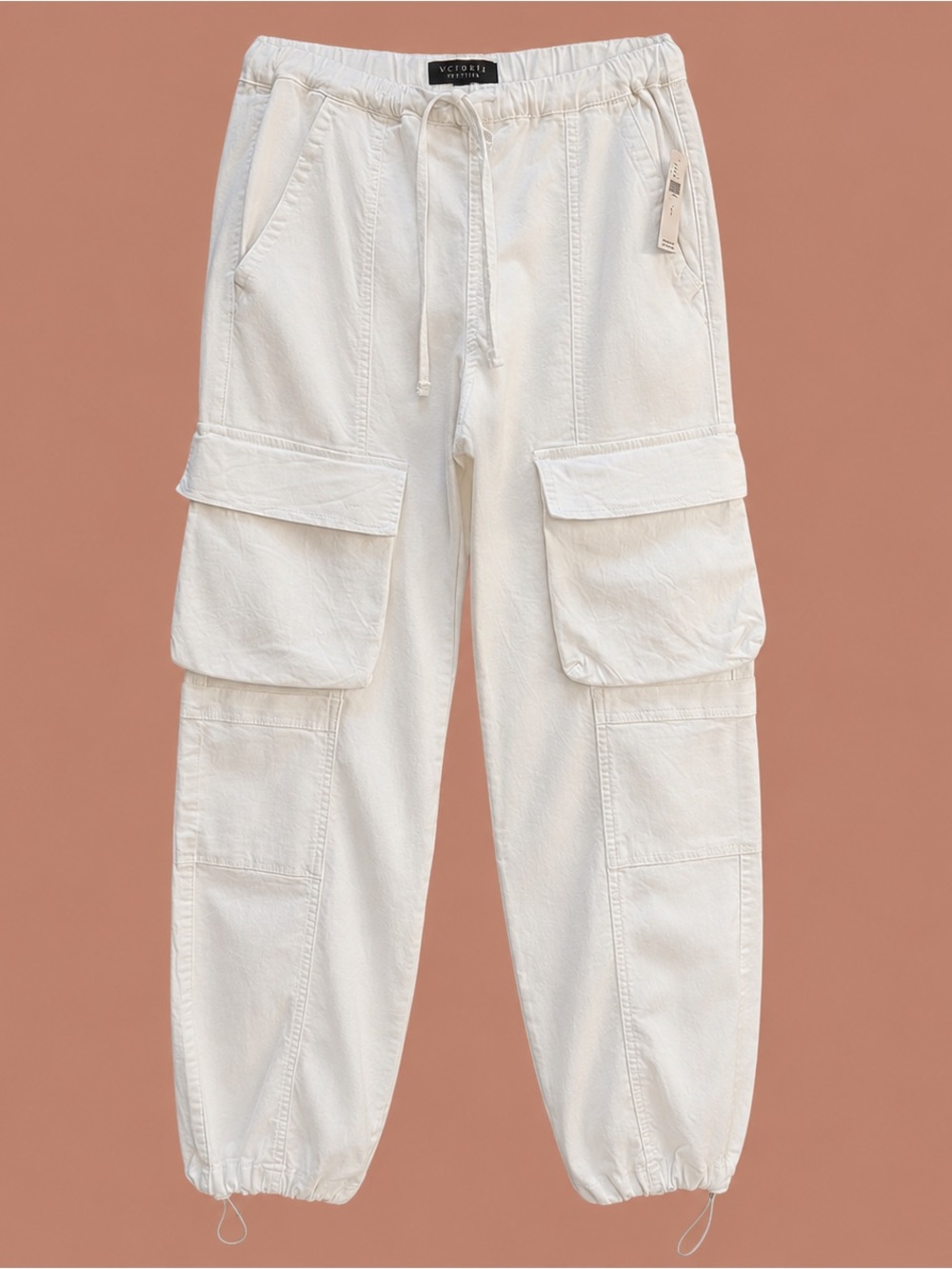 NWT 🆕 Anthropology/Sanctuary 90’s White Cargo Pant - S - Picture 6 of 12